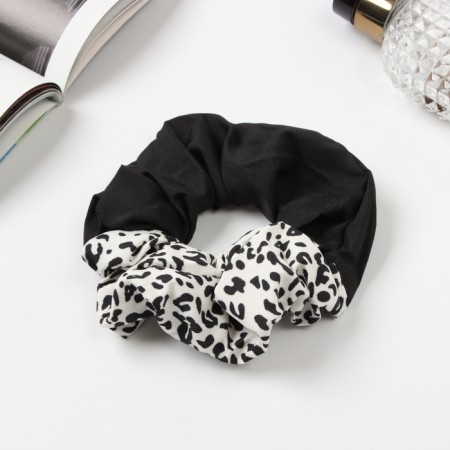 Hair elastic band "Orbit" Styles style, 12 cm, black and white