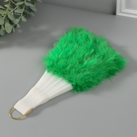 Fan plastic, green "green" h = 26 cm 25 blades 3x50x26 cm-2