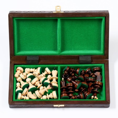 Chess Polish Madon "Pearls", 28 x 28 cm, King H-6.5 cm, pawn H-3 cm-2