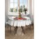 The tablecloth “The Christmas tree is in a hurry to celebrate”, round, Saten, d = 150 cm