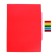 Folder-angle, A4, 150 μm, calligrata, 3 compartments, transparent, red