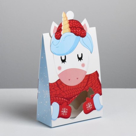 Folding box "Delicious gift", 15 x 7 x 22 cm, new year-1
