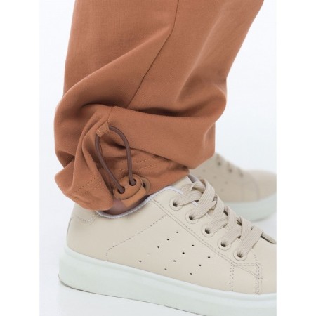 Pants for boys, height 86 cm, brown color-4