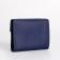 Women's wallet on the button, blue color