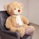 Soft toy "Bear Tuffy", 120 cm, coffee color