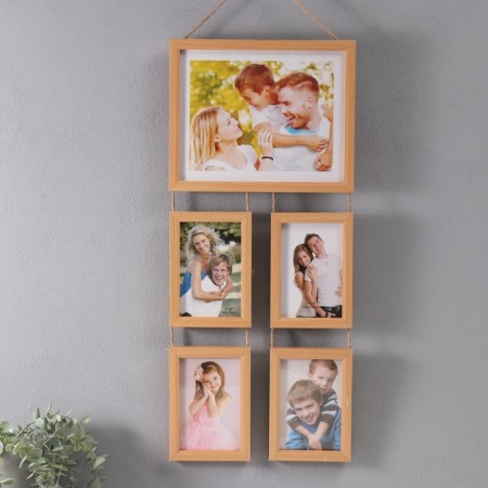Photo frame wood in 5 photos 10x15, 20x25 cm "Classic" 2x27x62 cm