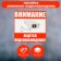 Sticker Sign "Attention! Video surveillance is carried out! ”, 10 × 10 cm, red color