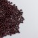 Glass beads 11/0 "metallic. Dark chocolate" 10 g