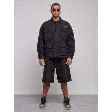 Jeaning jacket men's, size 54, black color