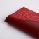 Textura passport cover, red color