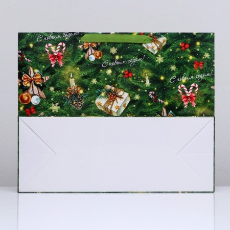 Laminated horizontal "Christmas tree toys", 49 x 40 x 19 cm-4