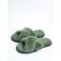 Slippers Women's Cross open nose, size 36-38, emerald color