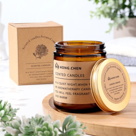 Aromatic candle in the Bank "Hong.Chen", Jasmine and Rose