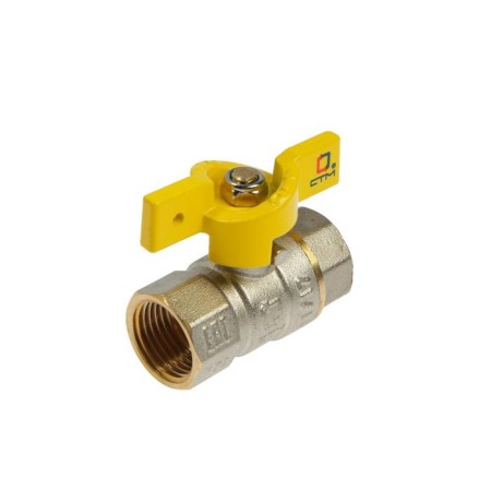 Gas ball "STM" GAZ, PN10, internal/internal thread 1/2 ", butterfly-1