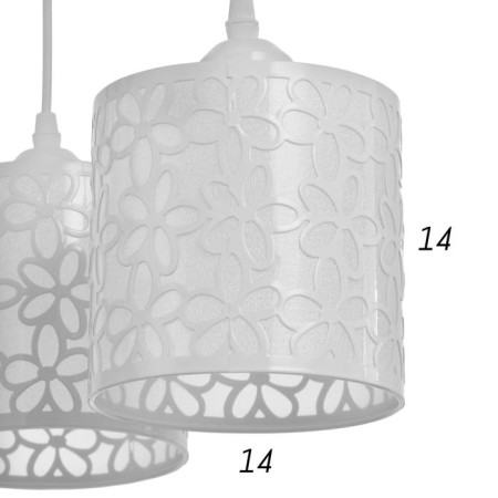 Lamp Bayerlux 1954/3wt E27 40W white 29x29x22-122 cm-3