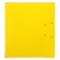 A4, 75 mm, calligrata registrar folder, PVC, embossing "lins", metallic edging, pocket for a spine, collected, yellow, mix