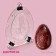 Mold Dolyana "Chocolate Egg", silicone, 14 × 11.5 × 9 cm, color transparent color