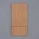 Craft package Paper beam, two -layer, with a window, rectangular bottom 10 (7) x 6 x 20 cm