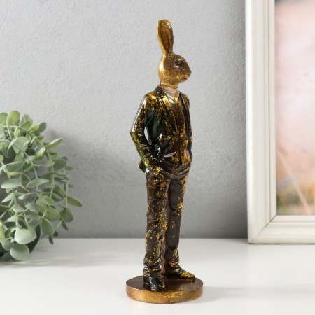 Polystone souvenir "Hare in the costume" 8x7.5x26 cm-1