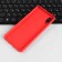 Pero cover for Samsung A02, silicone, red