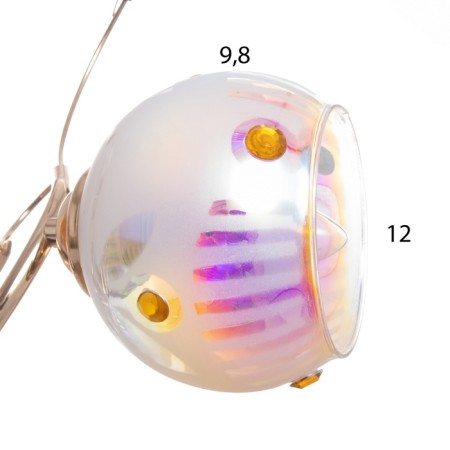 Arden chandelier 2x40W E27 Gold Model: 2600551-6