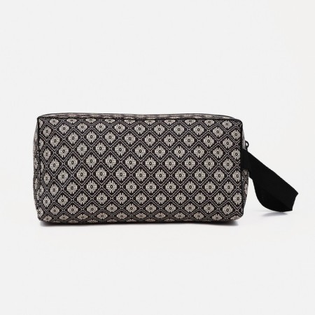 Lightning cosmetic bag, brown color-1