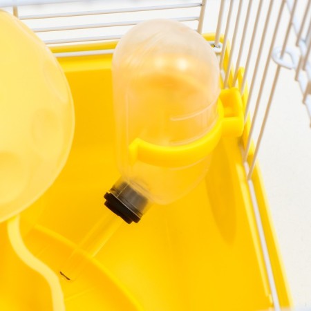 The cage for rodents "Pigzon", 23 x 17 x 26 cm, enamel, yellow-5
