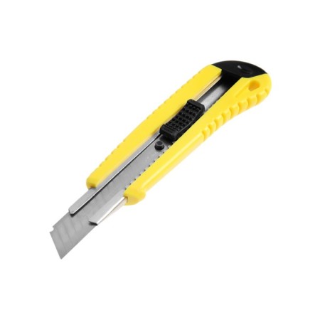 A universal tundra knife, a metal guide, a square latch, reinforced, 18 mm
