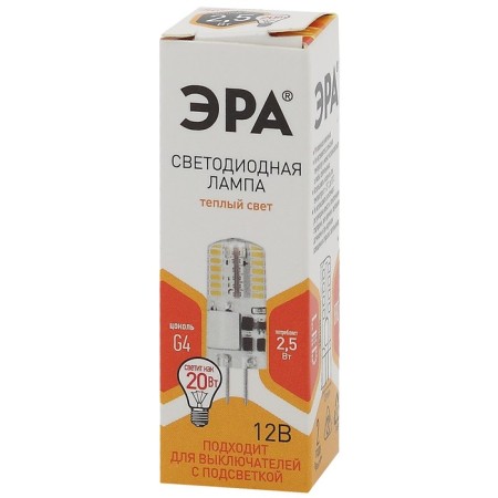 LED LED era Standard "Capsula", 2.5 W, G4, 200 lm, 2700k, glow warm white-2