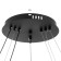 Rigel lamp LED 260W 3000-6000K black and gold 100x100x100 cm Bayerlux