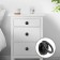 Handle button Cappio RK132 furniture, black color