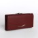 Women's wallet on a magnet, burgundy color
