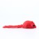 Toy for cats "Mouse Low" color, 5 cm, red