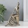 Souvenir Polystone "Girl on Stone" under bronze 12.5x5x17 cm