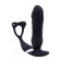 Massager of the prostate oka-hp, with an erection ring, frictions, PDU + App, 12 modes, black 106220