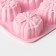 Baking shape of the share "Flowers. Flower Valley ", silicone, 14 × 16 cm, 4 cells, color mix