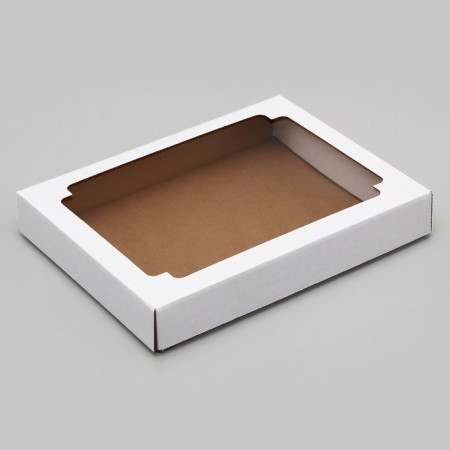Box the team, cover is, with a window, white, 26 x 21 x 4 cm-2