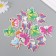 Decor for creativity EVA "Bukashki" 5x4.5x0.3 cm set 12 pcs 10x13 cm