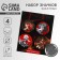 Metal anime icon, “black red” set, d = 38 mm, 4 pcs.