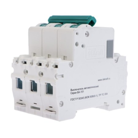 Automatic circuit breaker SE DEKRAFT VA-101, 3 poles, C, 25 A, 4.5 KA, 11080DEK-3