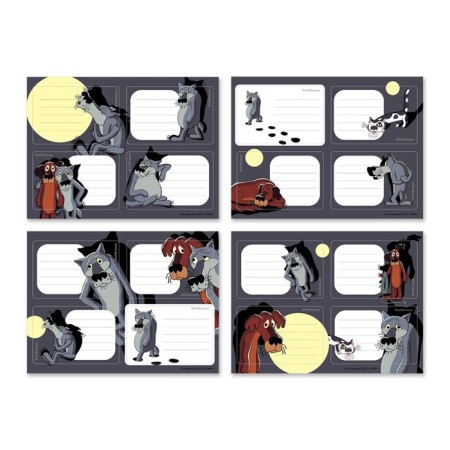 Erichkrause's notebooks “There was a dog”, 4 sheets, in a package with a Euro suspension