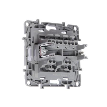 The switch mechanism is 2 kl. JP Legrand "Etika Plus", author. Alum. 672412-1