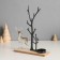 Summary metal, wood on 1 candle "Deer by wood" d = 4 cm 6x19x23.5 cm