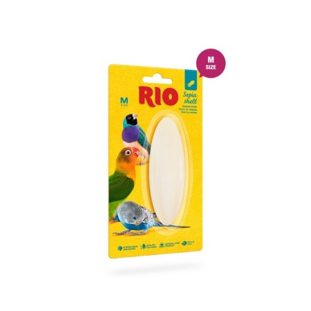 Rio Sepia bone, size m, 1pc 10-12 cm, white