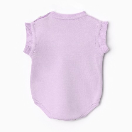 Combine Knitted Minaku, height 68-74, lavender color-8