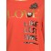 Women's sweatshirt, size s, orange color