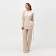 Women's costume (tunic, trousers) minku: casual collection beige color, size 42