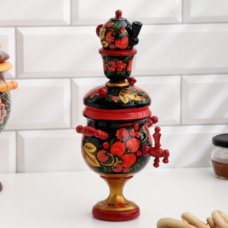 Souvenir "Samovar", Khokhloma-1