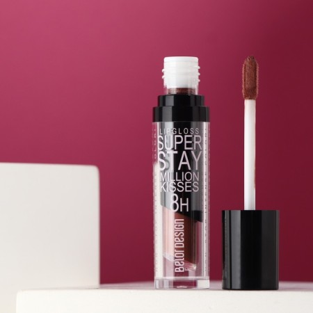 Super -resistant lip gloss Million Kisses, Belordesign, tone 222