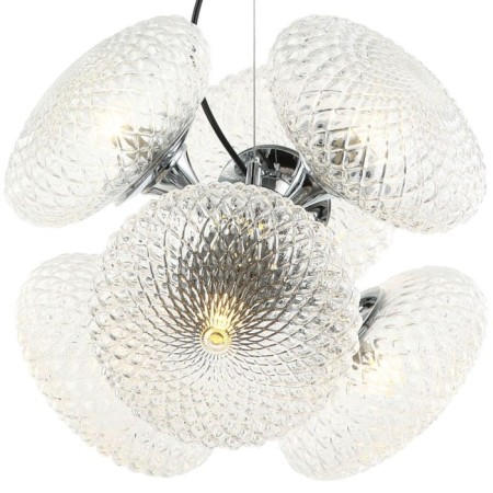 Hungry chandelier Roxie 6xg9 LED 5W, size 36.5x36.5x40-150 cm, color chromium-1